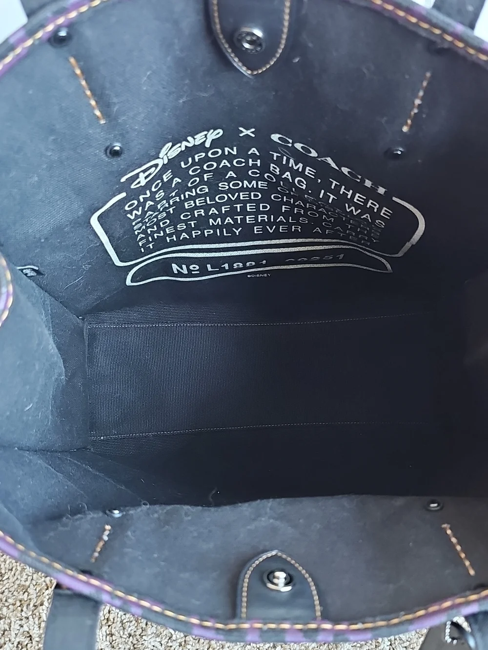 Rare 2018 Disney x Coach Thumper Market Tote 6925 - EUC Collector Grail!